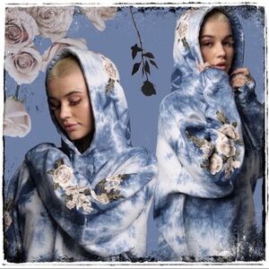 Unisex civil regime ocean roses hoodie